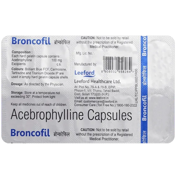 broncofil capsule 10's